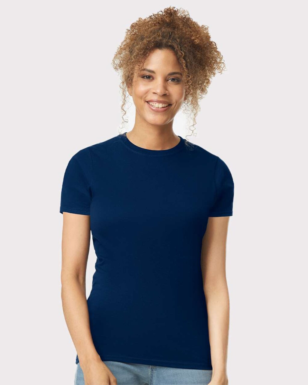 Gildan Softstyle Women’s Short Sleeve Crewneck T-Shirt for Casual Wear & Custom Cotton Printing Tee